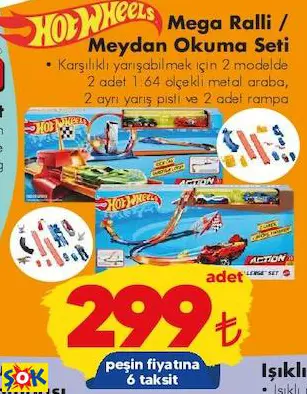 HOT WHEELS MEGA RALLİ / MEYDAN OKUMA SETİ